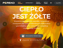 Tablet Screenshot of pereko.pl